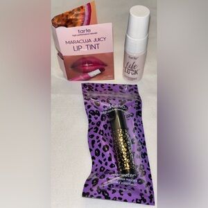 Tarte Mascara, Maracuja Juicy Lip Tint & Setting Spray Sample Lot